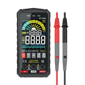 GARLOS HT126A HT126B Auto Range True RMS Multimeter 6000 Counts High Accuracy High Precision Multi function Digital Pocket 600V