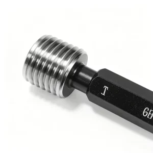 GCr15 H6-H12 Go No Go Thread Plug Gauge 0.01mm Measuring Range for Industrial Thread Inspection