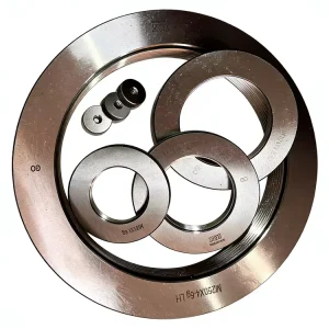 GCr15 High Accuracy 0.0001mm 0-100mm American UNF Threaded Ring Gauge 1/4 to 1 1 Year Warranty