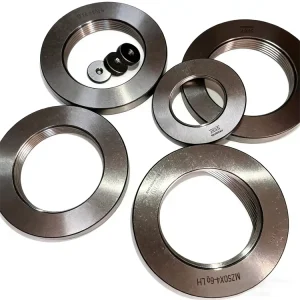 GCr15 Steel High Accuracy 0.0001mm 0-100mm American UNF Threaded Ring Gauge Measuring 1/4″ 1″