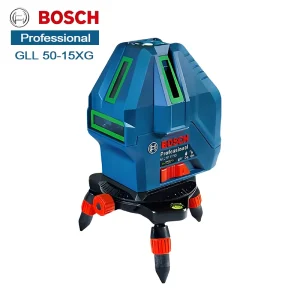 GLL 50-15 XG Professional Green Laser Level 5 Lines 1 Plumb Point 15m Self Leveling IP54 Laser Line Measure