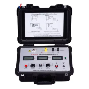 GM 15kV Insulation Resistance Tester AC DC Voltmeter Automatic Range Megohmmeter
