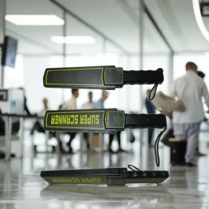 GP-3003B1 Handheld Metal Detector Wand Durable Plastic Construction with High Sensitivity for Gold & Water Detection
