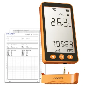GSP-70S Plug Play Mini Temperature Data Logger USB Warehouse Cold Thermometer OEM ODM 0.1 Resolution 99990 Groups CE