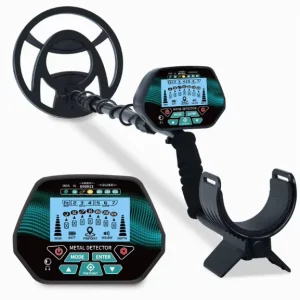 GT3028 Outdoor Treasure Hunting Professional Long Range Underground Metal Detector IP65 Rated 25cm Coil 9V Power