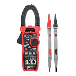 GVDA Professional AC DC Digital Clamp Meter Multimeter Pinza Amperimetrica True RMS High Precision Capacitance NCV Ohm Hz Tester