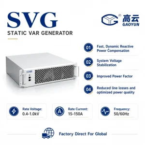 GY-SVG-0.4/75-4L/M 400V Static Var Generator 75kvar Reactive Power Compensation Intelligent Control