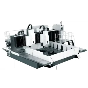 GZP120 Alles Cnc Multifunctional CNC Drilling Milling Machine Servo System for Precision Mechanical Processing Tool