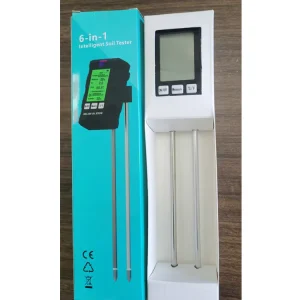 Garden Tools Digital Soil Moisture Tester Fertility PH Soil Meter for Agriculture Plant Fertility 6 in 1 Soil Detector