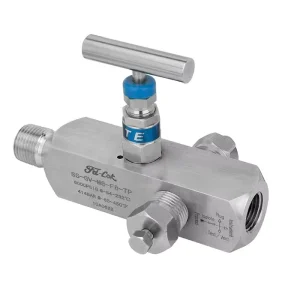 Gauge Valve 316SS Carbon Steel Control High Temperature Industrial Oil Gas Chemical Power Measurement System up to 6000 Psig