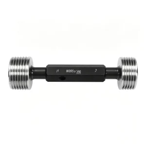 Go No Go Thread Plug Gauges Kit High Accuracy GCr15 Thread Testing Tools with 0.002 Precision for Manufacturing QC