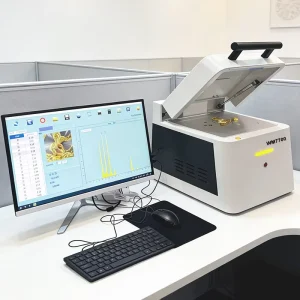 Gold Analyzer X ray Spectrometer Precious Metal Testing 0.03% Precision All Metal Elements Gold Bar Institutions HD