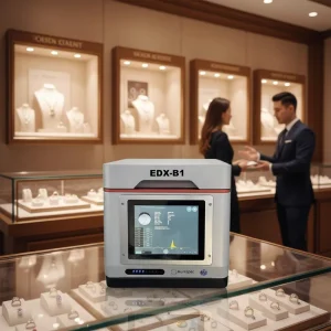 Gold Tester EDX B1 Benchtop XRF Gold Testing Machine CE Certified Gold Purity Tester Karat Tester 50kv 10.1 Inch Color