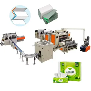 Good Quality Paper Wipe Making Machine N Fold Hand Towel Machine Hand Paper V Interfold Machine Price for Small Business