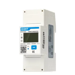 Guide Rail Watt Hour Meter DDSU666 Single Phase 220V 5 (80) a RS485 Electric Energy Meter