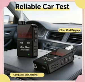 H3Pro Breathalyzer Alcohol Tester with Fuel Cell Sensor and App Control