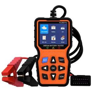 HC368 Pro Battery Tester Automotive Two in One Digital Battery Analyzer Fault Battery Detection Relay Tester