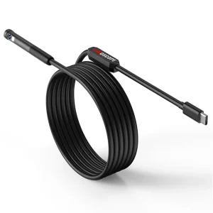 HD 1080P 8mm Dual Single Lens Endoscope Camera 6 LEDs Hard Wire USB Type C IOS IP67 Waterproof Industrial Pipeline Inspection