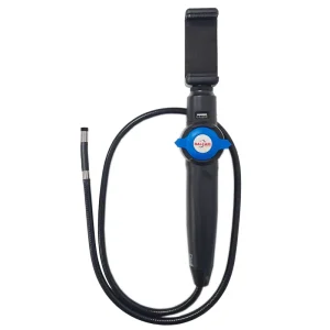 HD 1080P Portable Endoscope Camera 8.5mm Digital Ductoscope with 360 Rotation Bidirectional Articulating for Vehicle Inspection