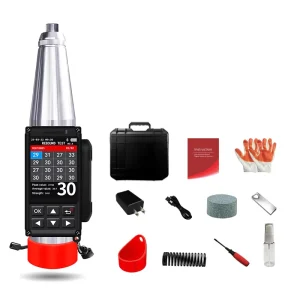 HD 225S Digital Sclerometer Concrete Rebound Schmidt Test Hammer 220V Voltage