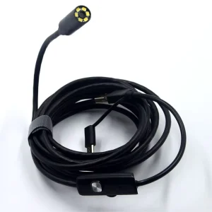 HD Auto Focus LED Lighting 12.5mm 5 Million Industrial Duct Underwater Mobile Phone Type C Braid Shielding Endoscope Model USB