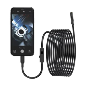 HD Portable IP67 7.9mm 1m 8LED Light Mini Home Sewer Pipe Inspect Camera Tool USB Video Industrial Mobile Borescope Endoscope