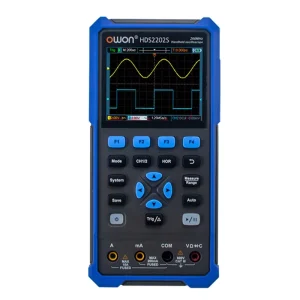 HDS2202S 3-in-1 Digital Oscilloscope Multimeter Waveform Signal Generator 200MHz 1GSa/S Dual Channel 20000 Counts Multi Meter