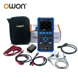 HDS2202S Digital Oscilloscope 2 Channels 200Mhz 1GSa/s True RMS 3 in 1 USB Oscilloscopes + Multimeter + Waveform Generator