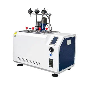 HDT Vicat Softening Point Tester PLC Computer Control 3-Specimen Capacity for Plastics and Insulating Materials