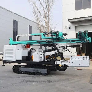 HFJ 180G Multi Function Hydraulic Crawler Drilling Rig for Anchor, Grouting and Water Well Drilling