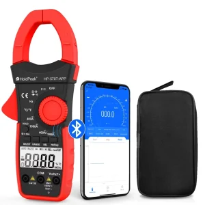 HOLDPEAK HP-570T-APP Wireless Clamp Meter 1000A AC DC Current DC Voltage Diode Frequency Capacitance for 1000A Clamp Meter