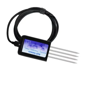 HONDE Customized RS485 Output Three Probes Agricultural Plant Soil Moisture Temperature Sensor