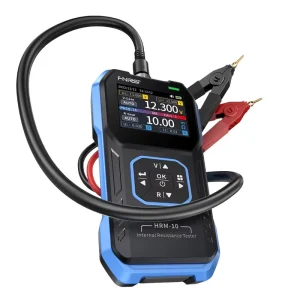 HRM-10 Battery Internal Resistance Tester 4-Wire 100V Voltage 200 Ohm Milliohmmeter Analyzer for Battery Cells