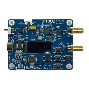 HT008 RF Signal Generator 23.5MHz-6GHz Dual Output High Performance RF Signal Transmitter with -25dB Power Adjustment