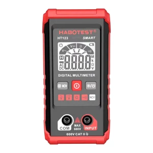 HT123 Portable Digital Multimeter 4 Digit Display 2000 Count AC DC Voltage Resistance Measurement