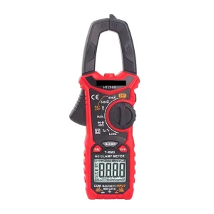 HT206A 6000 Counts Auto-ranging Digital Clamp Multimeter with 26mm Jaw 100A/600V AC/DC Voltage Measurement
