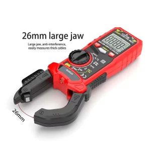 HT207D High Accuracy Digital Clamp Meter 600A AC Current AC DC Voltage True RMS Auto Range VFD NCV