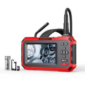 HT669A PRO 3M Cable Flexible Borescope Inspection 8mm 2 Cameras USB Snake Endoscopic HD Industrial Endoscope LED