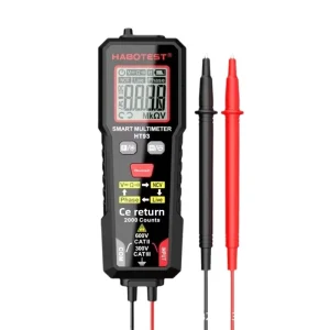 HT93 Portable Digital Multimeter, Multi-Function, Home and Professional Use