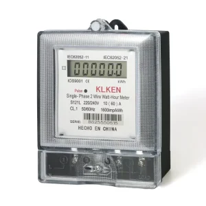 HUIXIA DDS Digital LCD Single Phase Watt hour Meter Class 1.0 60A for Rental Property Power Management & Sub billing