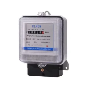 HUIXIA DDS High Performance Single Phase Power Meter 20A Class 1.0 Accuracy 0 9999.9 kWh Range for Residential Energy