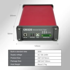 HW320i Fuel Injector Tester Is Used to test Various Common Rail Fuel Injectors single Pump Pump Nozzles