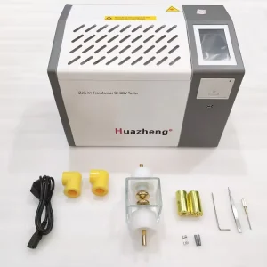 HZJQ-X1 ASTM D1816 Transformer Oil Disruption Voltage Measurement 80kV Insulation Oil Breakdown Voltage Tester