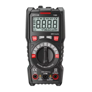 Habotest HT113B AC/DC Voltage/Current 600V 10A 4-Digit Professional Handheld Digital Multimeter True RMS Capacitance