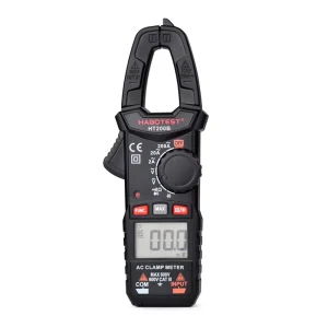 Habotest Ht200b Auto Range Pocket Digital Clamp Meter Capacitance Measurement CAT III 600V Safety 2mF 200A 20M CE Certified AC