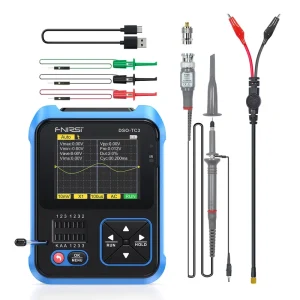 Hand-Held 3-in-1 Multimeter 500Khz 10MSa/s DSO-TC3 Digital Oscilloscope with DDS Signal Generator and Transistor Tester