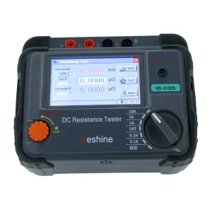 Hand Held Transformer Winding Resistance Meter 10A DC Winding Resistance Tester