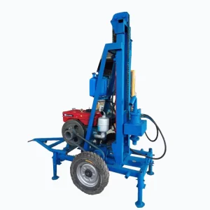 Hand Operated Small Water Well Drilling Machine 120m Depth 22Hp Mine Drilling Rig