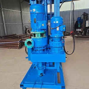 Hand Operated Small Water Well Drilling Machine 1500mm Rod Length Diesel Mine Rig 120m Depth