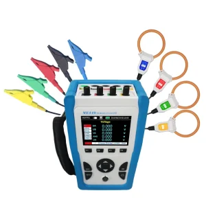 Handheld Datalogger ME440 Portable Electrical Measuring Instrument Rogowski Power Meter Logger